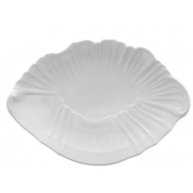 Ginori Vecchio Ginori White Oval Fluted Tray - 11.2"